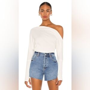 NWOT Free People Fuji Off Shoulder Shirt